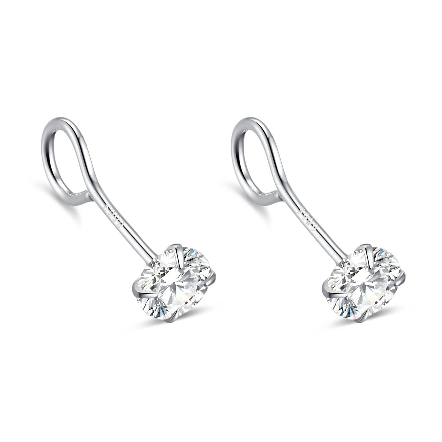 Mini Zircon Light Luxury Rhinestone Ear Rings