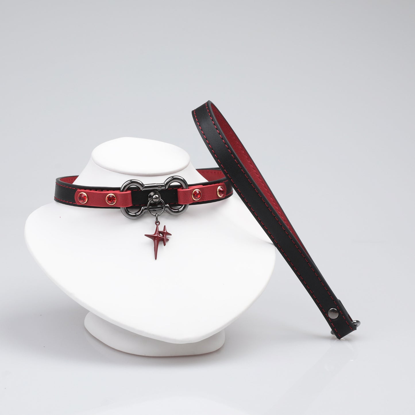 Carve Writing Cross Design Flirting Alternative Traction Adult Fashion Neck Collar