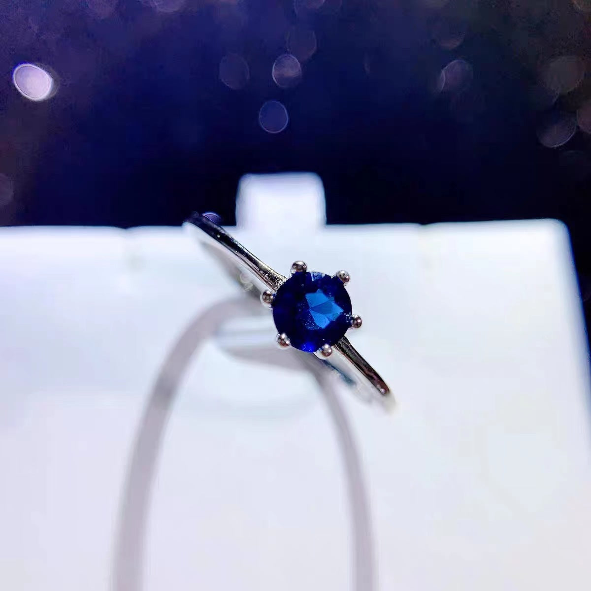 Women's Diamond Simple Couple Moissanite Proposal Wedding Rings