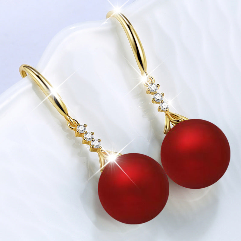 Women's Artificial Pearl Short Long Eardrops For Earrings