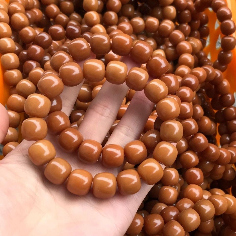Caramel Full Color Single Circle Chicken Bracelet