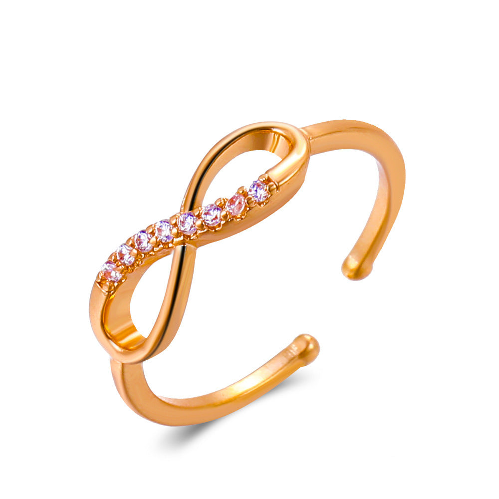 Women's & Men's Infinite Retro Fashion Personalized Diamond Rings