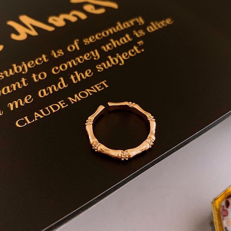 Women's Affordable Luxury Titanium Steel Index Finger Rings