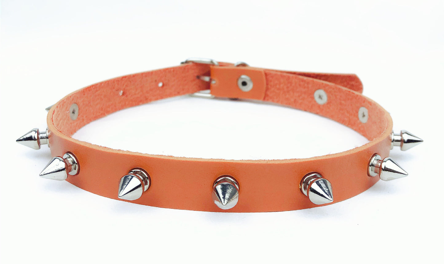 Punk Tip Rivet Leather Gothic Rock Collar