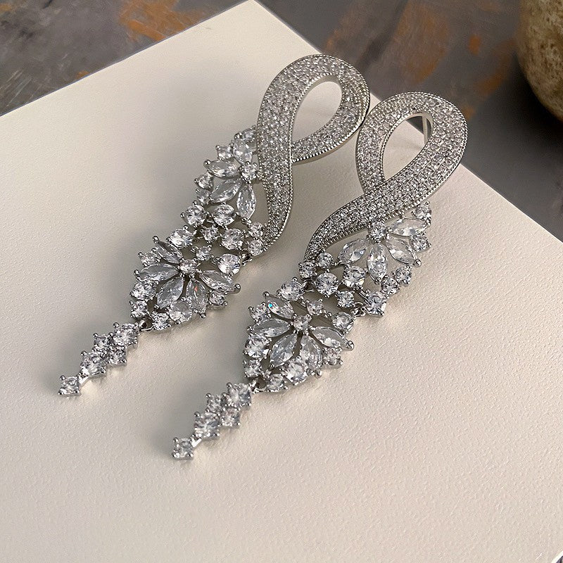 Oil Oval Geometric French Retro Special Earrings