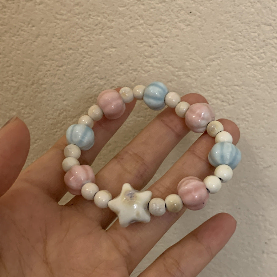 Niche Retro Chinese Beaded Handmade Stall Bracelets