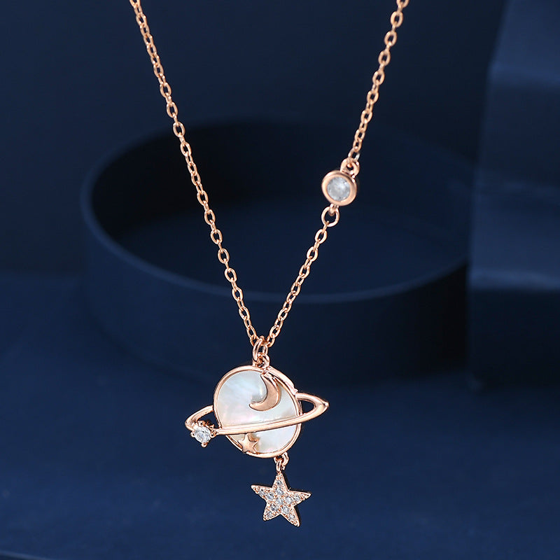 Plating Temperament Clavicle Chain Female Niche Design Necklaces