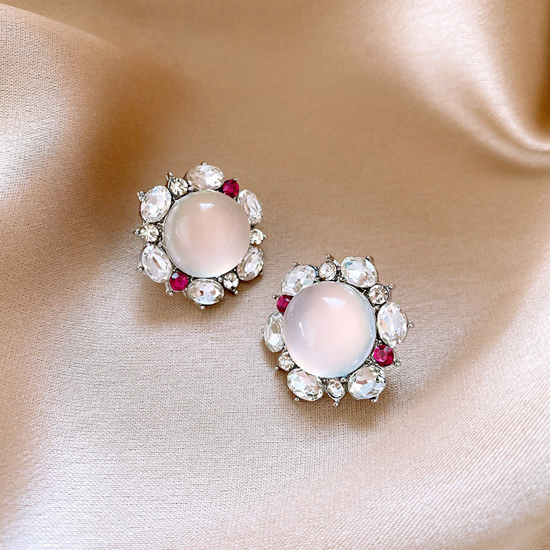 Needle Transparent Resin Geometric Simple High Earrings