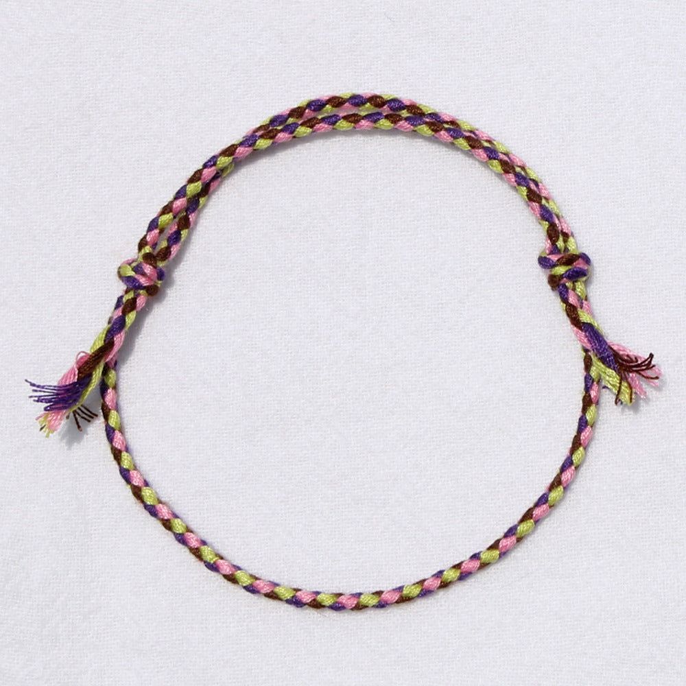 Hand-woven Tibetan Hand Rub Thread Carrying Bracelets