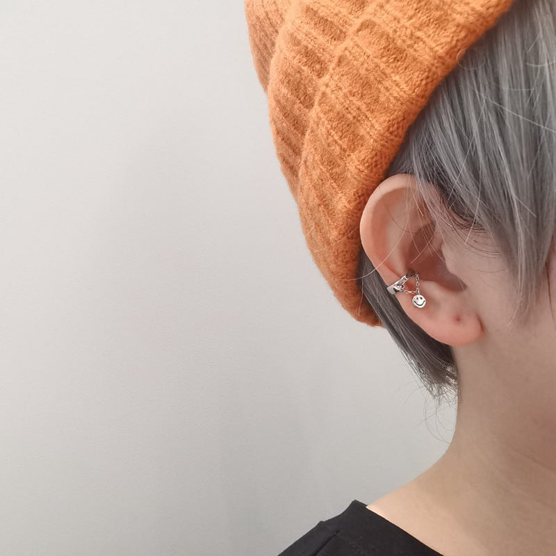 Men's Side Ear Clip Trendy Pseudo Painless Without Piercing Earrings