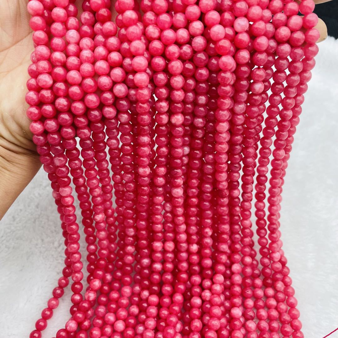 Women's & Men's Optimized Jade Bead Simple Single Circle Live Bracelets