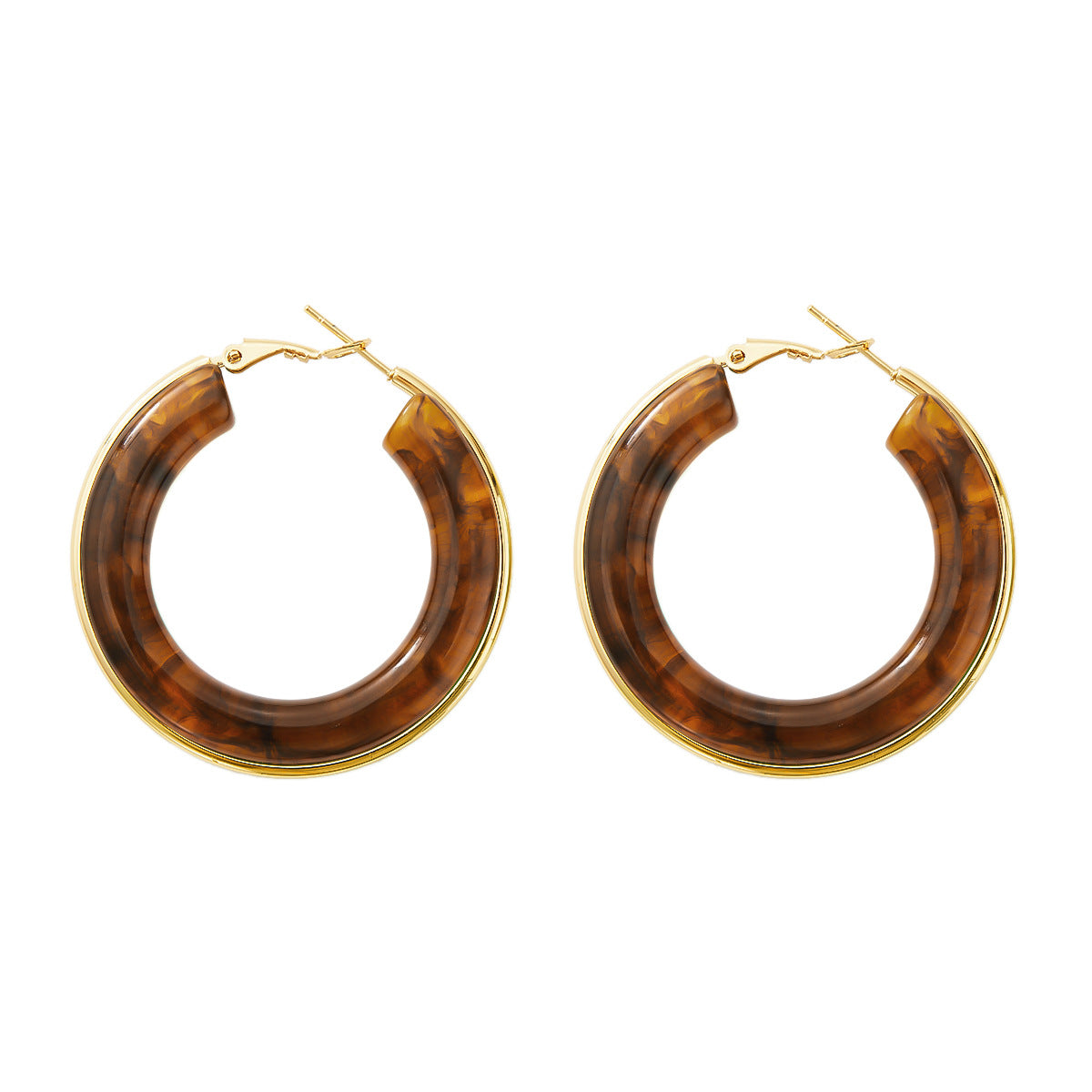 High-grade Exaggerated Vacation Style Stainless Steel Personality Affordable Luxury Earrings