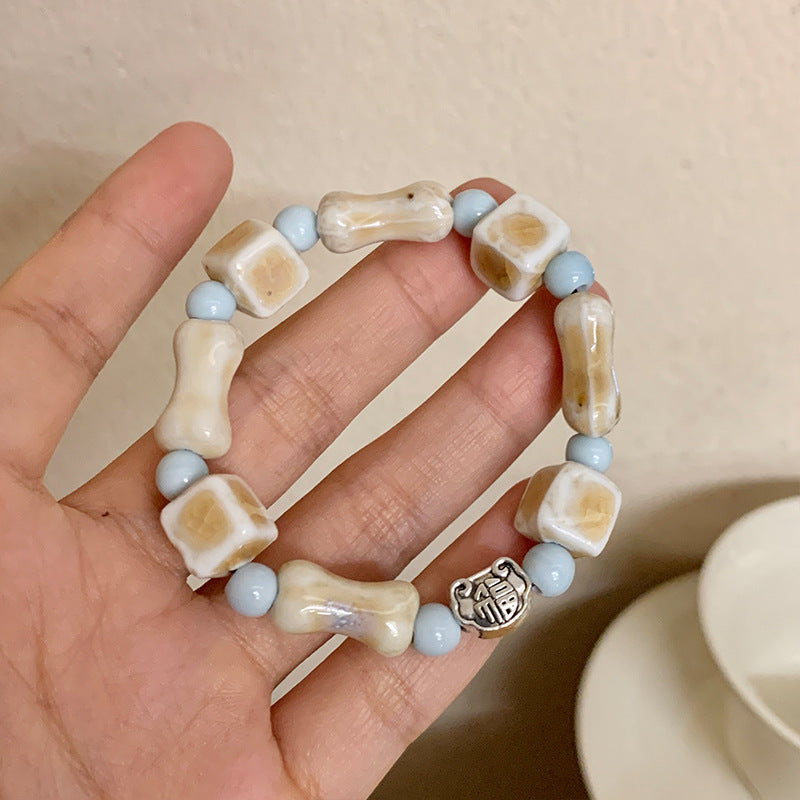 Niche Retro Chinese Beaded Handmade Stall Bracelets