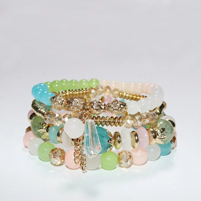 Women's Bohemian Elegant Crystal Exotic Suit Jewelry Bracelets