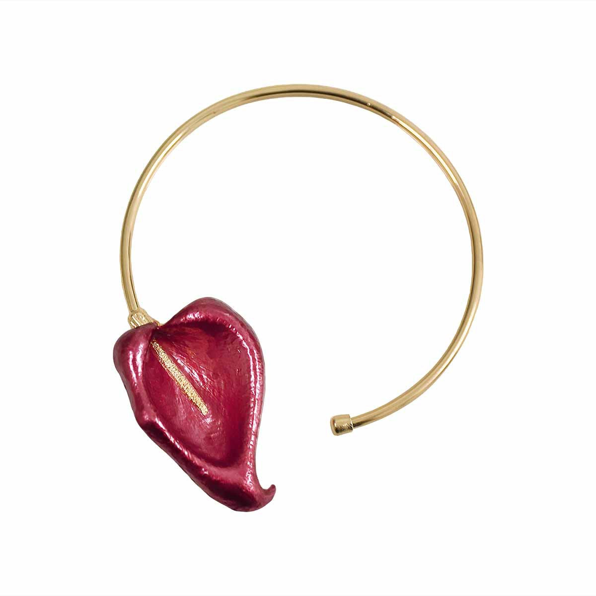 Women's Poplar Leaves Three-dimensional Metal Style Mild Luxury Retro Niche High-grade Necklaces