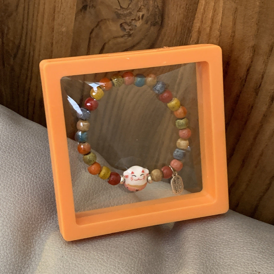 Niche Retro Chinese Beaded Handmade Stall Bracelets