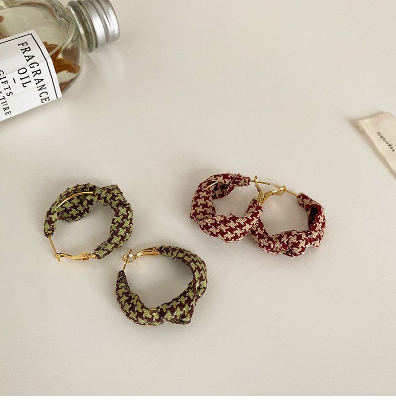 Luxury High-grade Fabric Ear Female Niche Earrings