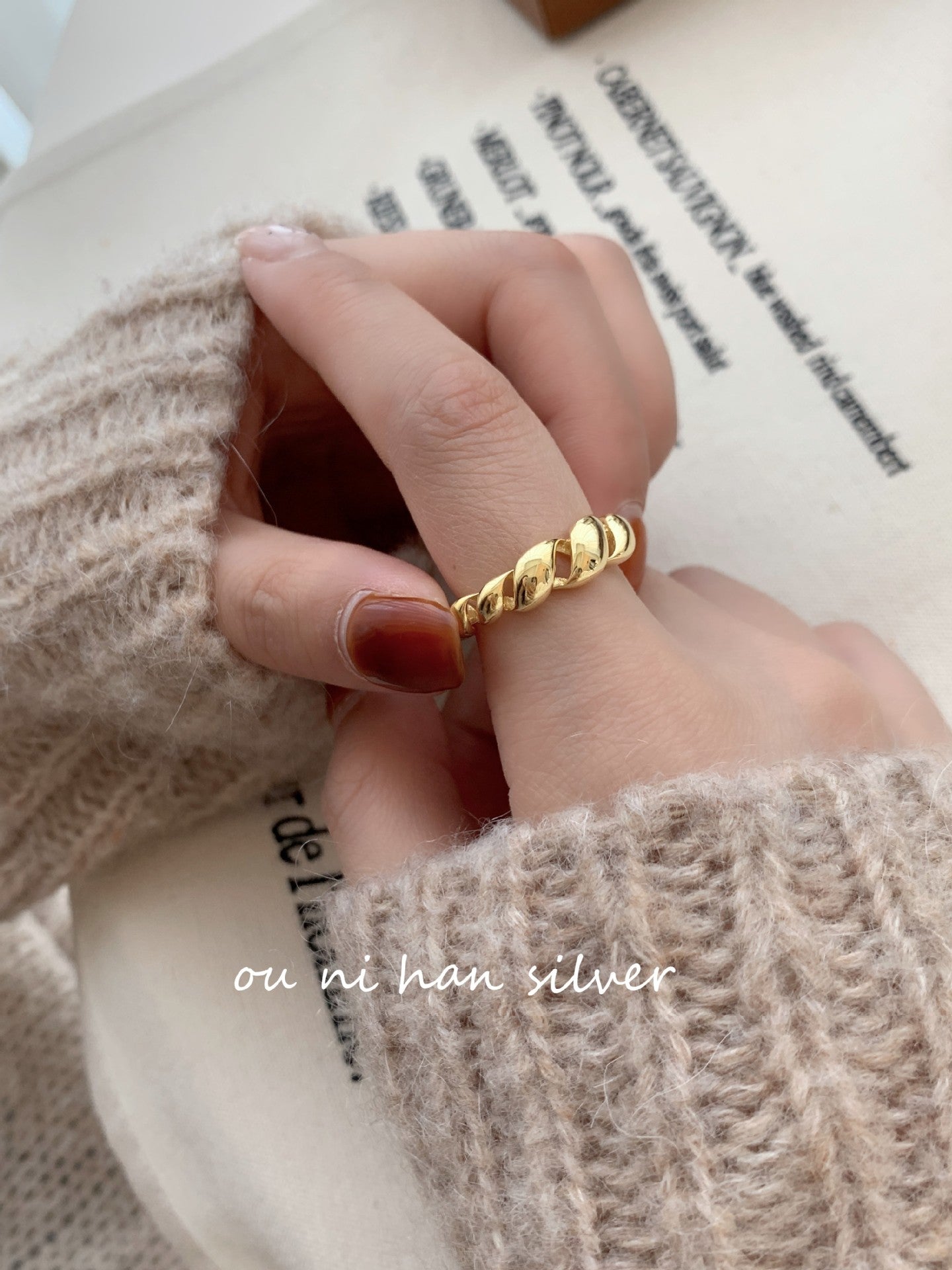 Oni Sterling Sier Female Style Design Rings