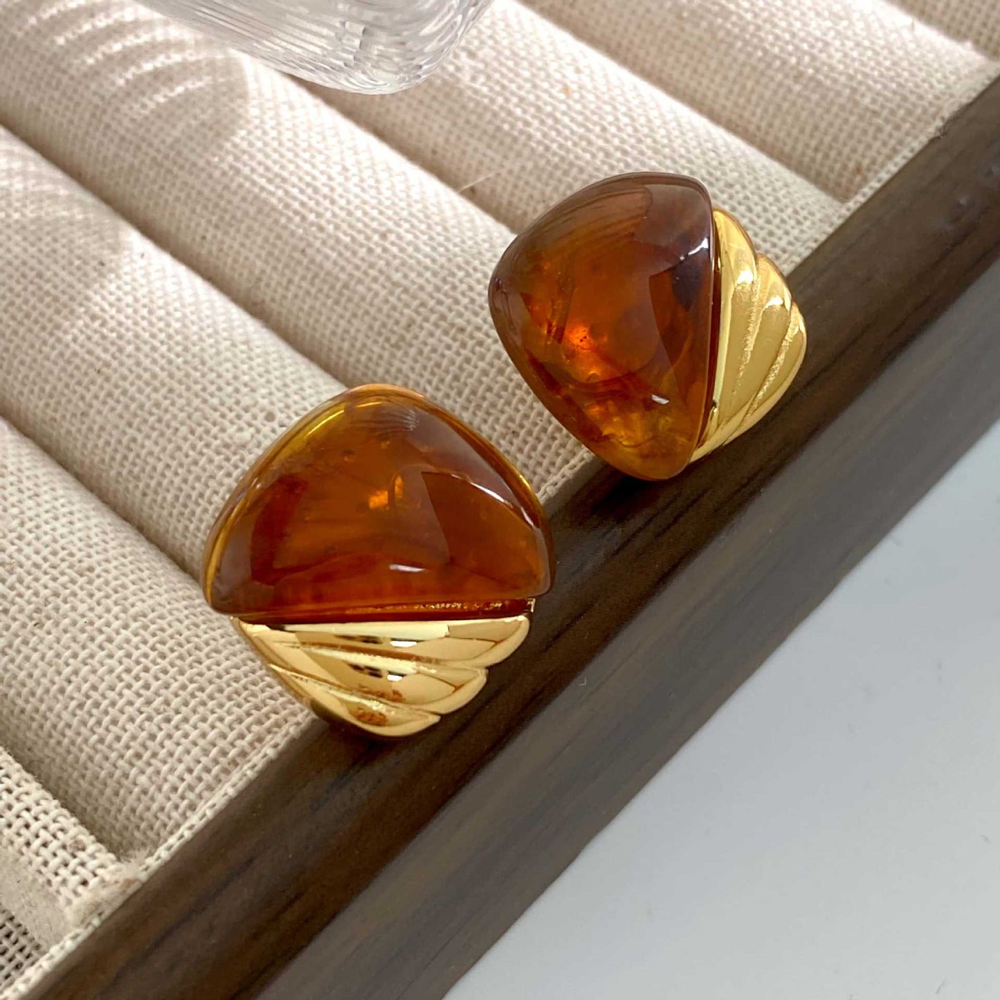 Design Irregular Geometric Light Luxury Commuter Earrings