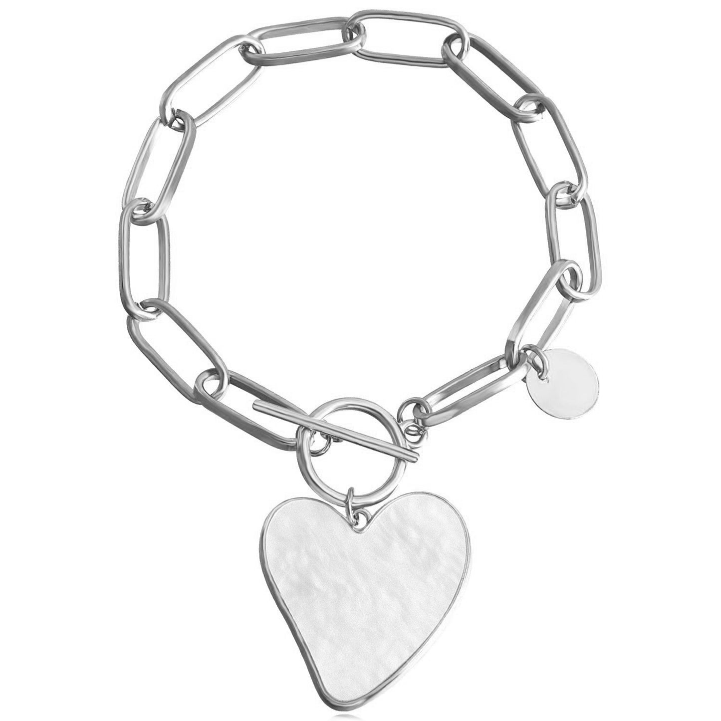 Women's Ornament Shaped Geometric Heart Shape Black White Bracelets
