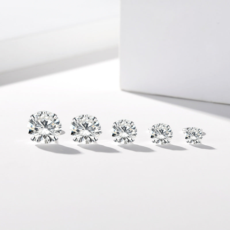 Mini Zircon Light Luxury Rhinestone Ear Rings