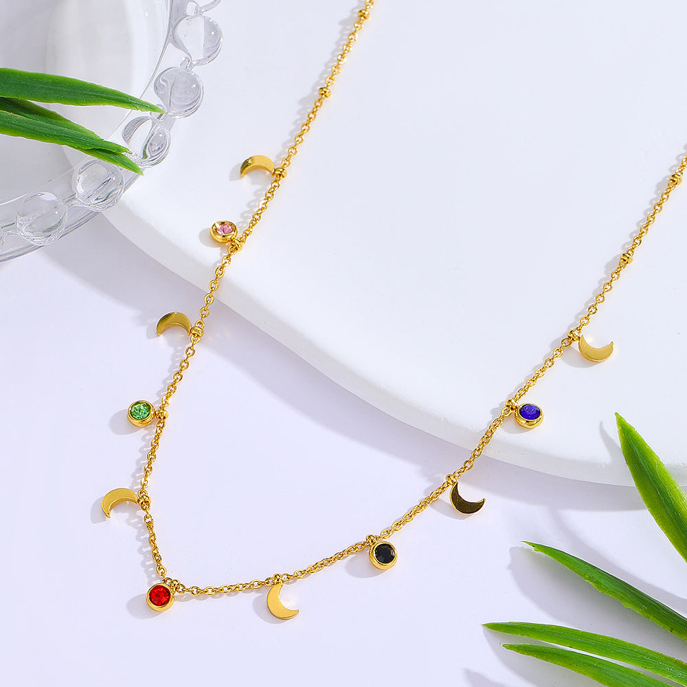 Diamond Inlaid Clavicle Chain Niche High Necklaces