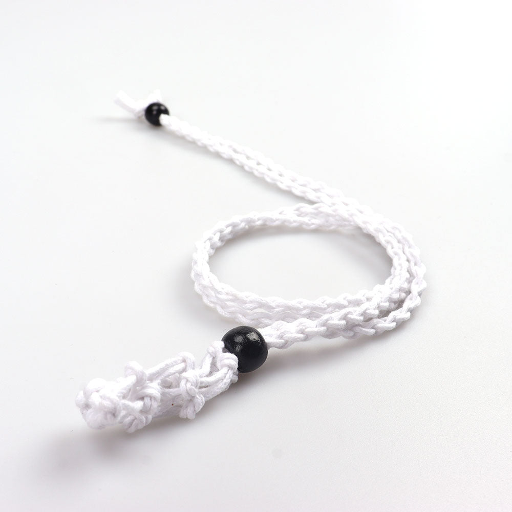 Women's Weave Natural Stone Rope Net Bag Necklaces