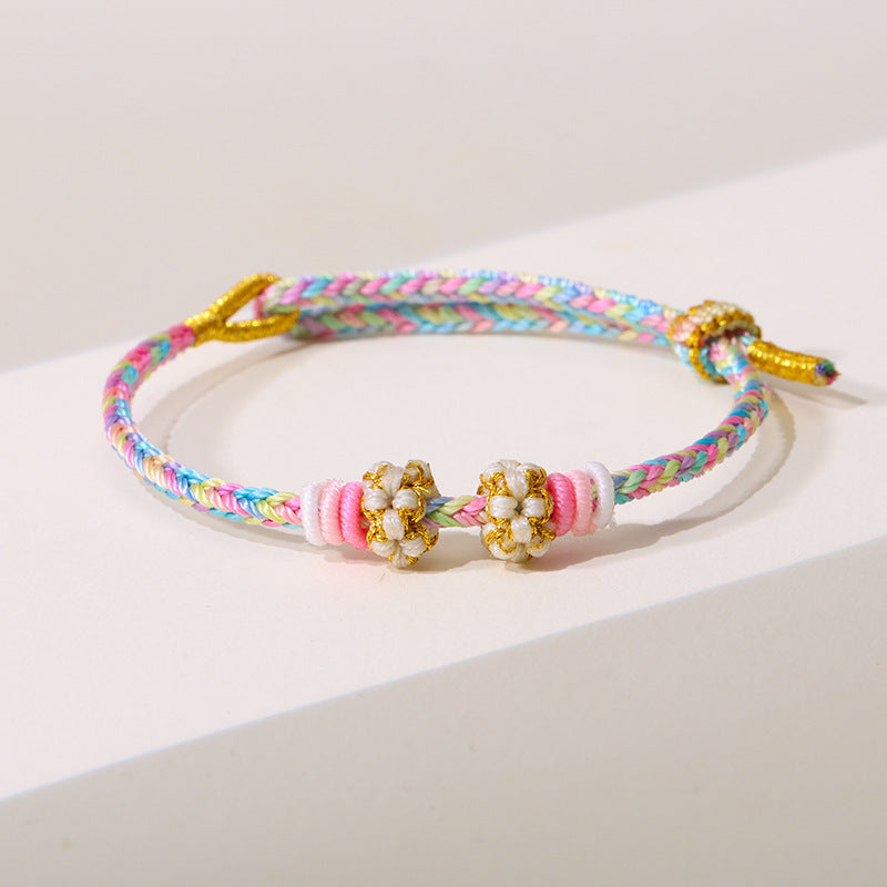 Festival Beads Threading Wear Gold Lucky Bracelets