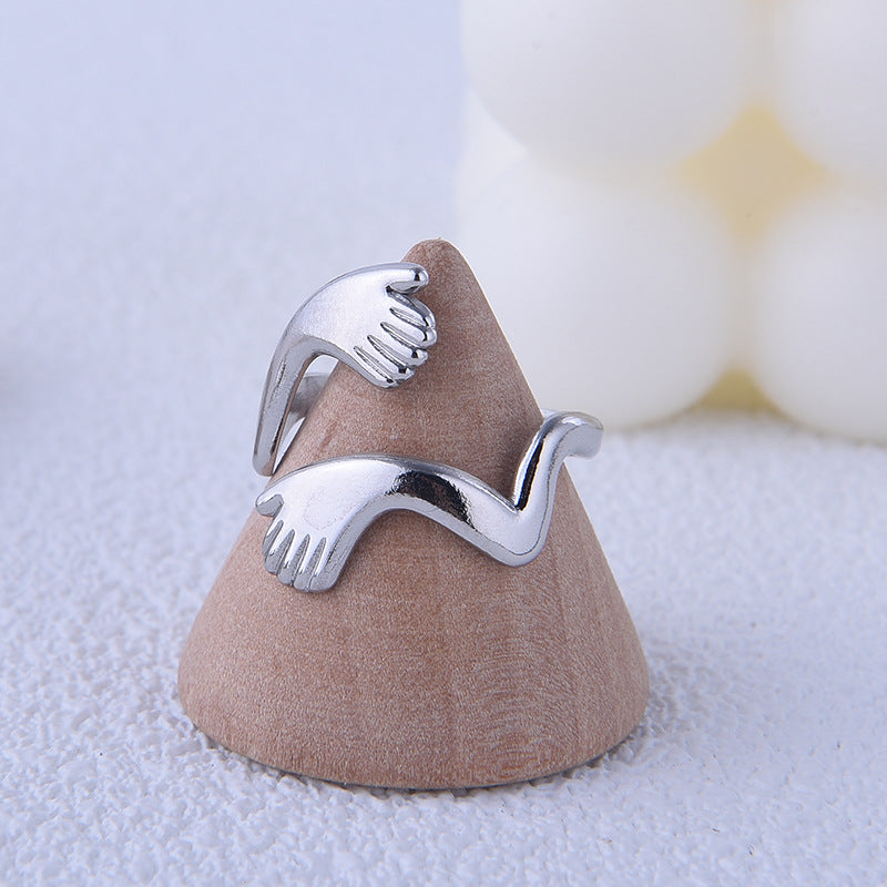 Women's & Men's Hip Hop Hug Arm Index Finger Rings