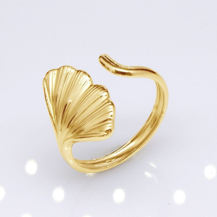 Women's & Men's Open Stainless Steel Type Adjustable Geometric Rings