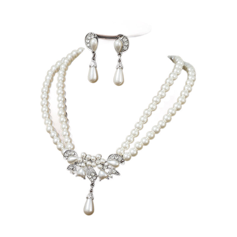 Light Luxury Pearl Banquet Formal Dress Necklaces