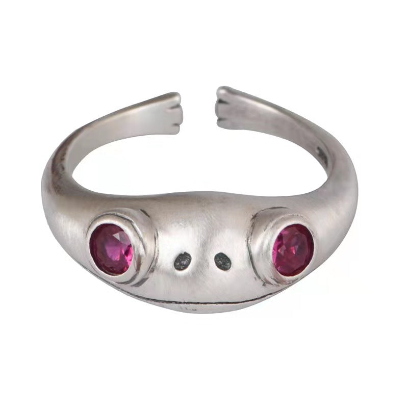 Frog Cute Little Opening Adjustable Unisex Rings