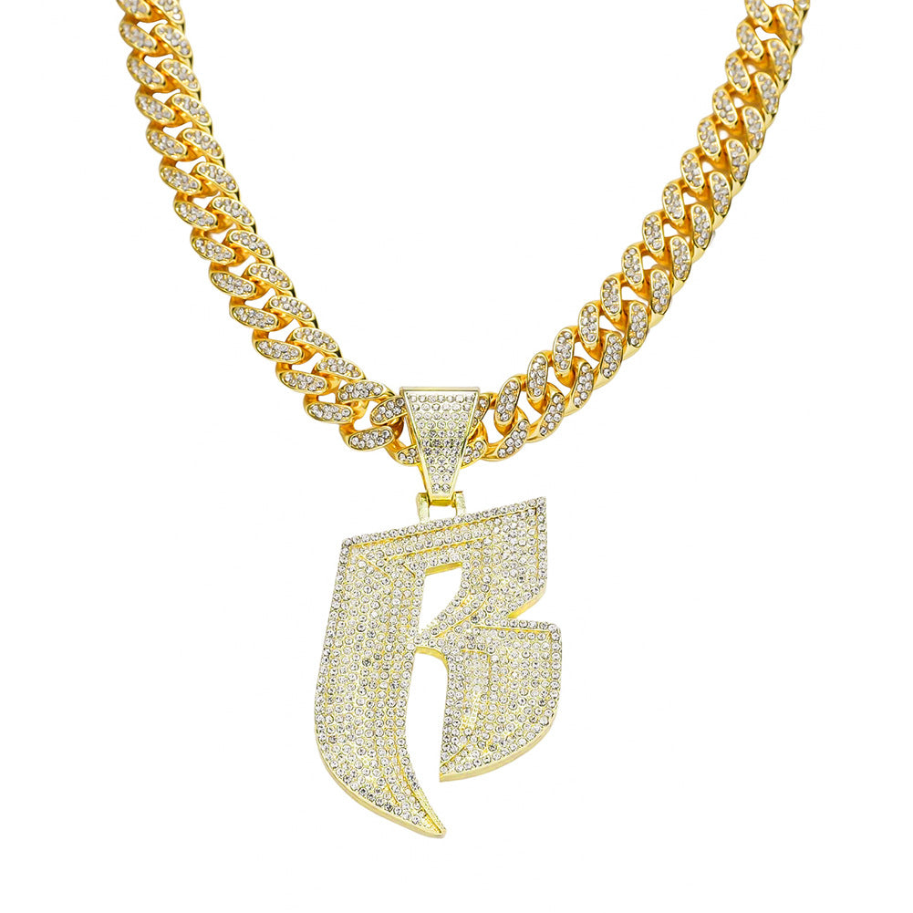 Men's Letter Punk Cuban Link Chain Accessories Necklaces