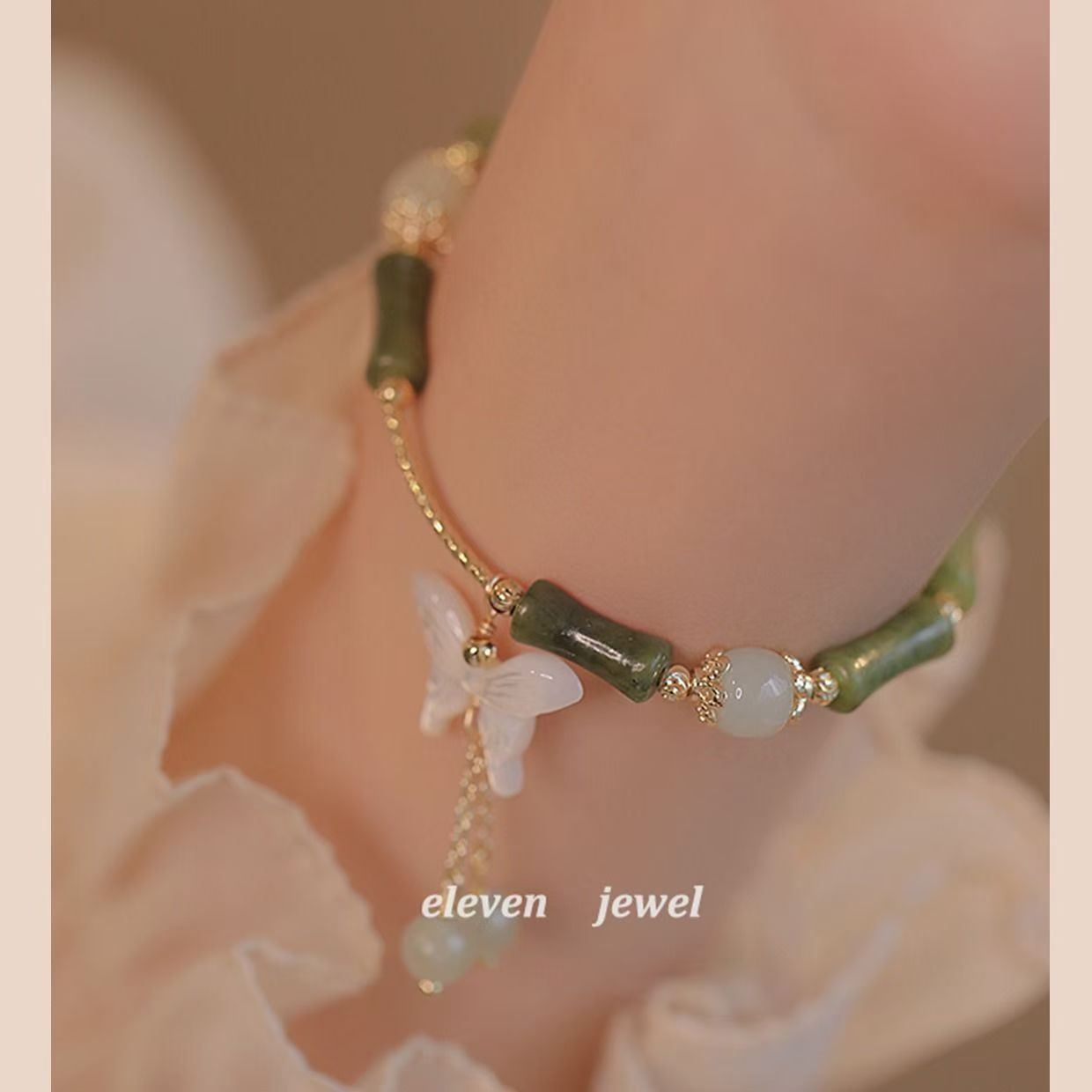 Lily Open Chinese Mori Style Fairy Temperamental National Light Luxury Bracelet