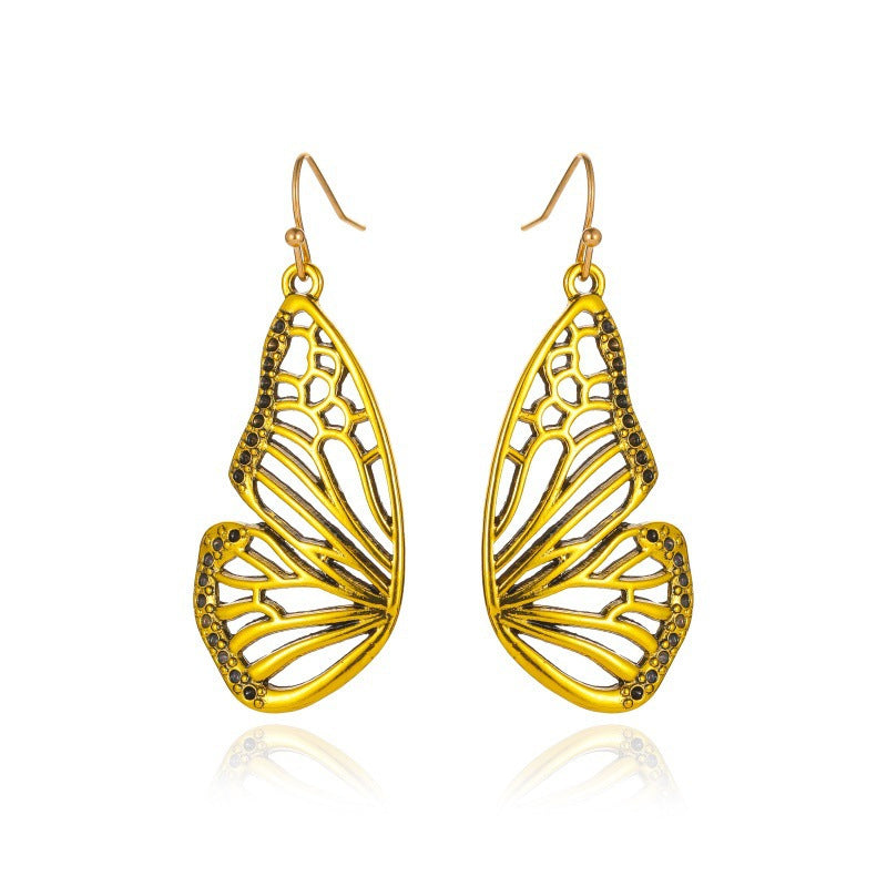 Popular Diamond Music Note Elegant Asymmetry Shining Personality Earrings