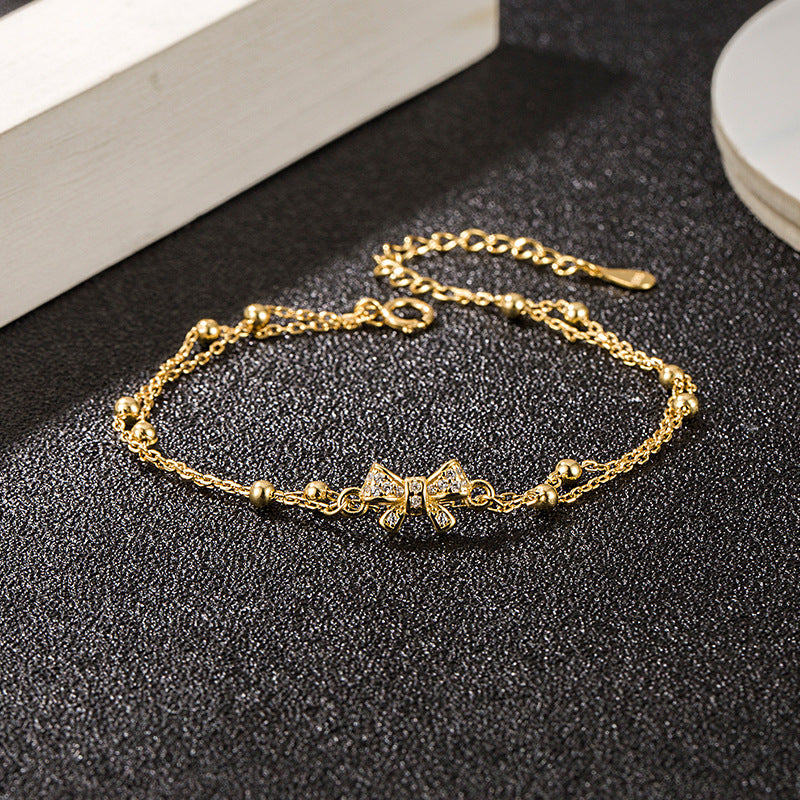 Women's Bow Exquisite Girlfriends Special Interest Light Bracelets