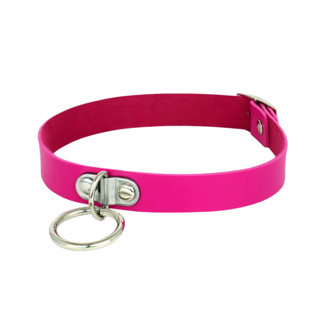 Punk Leather Personality Hot O-shaped Circle Rings