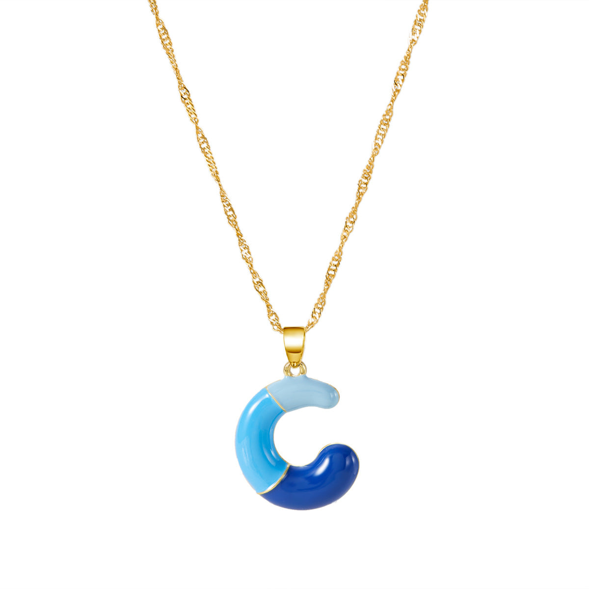 Letter Fashionable Dopamine Color Bubble Clavicle Necklaces