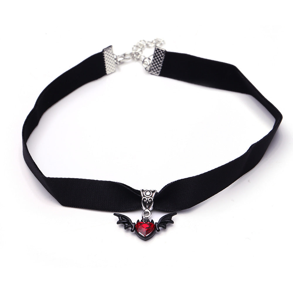 Halloween Fashion Spider Bat Personalized Clavicle Chain Gothic Collar