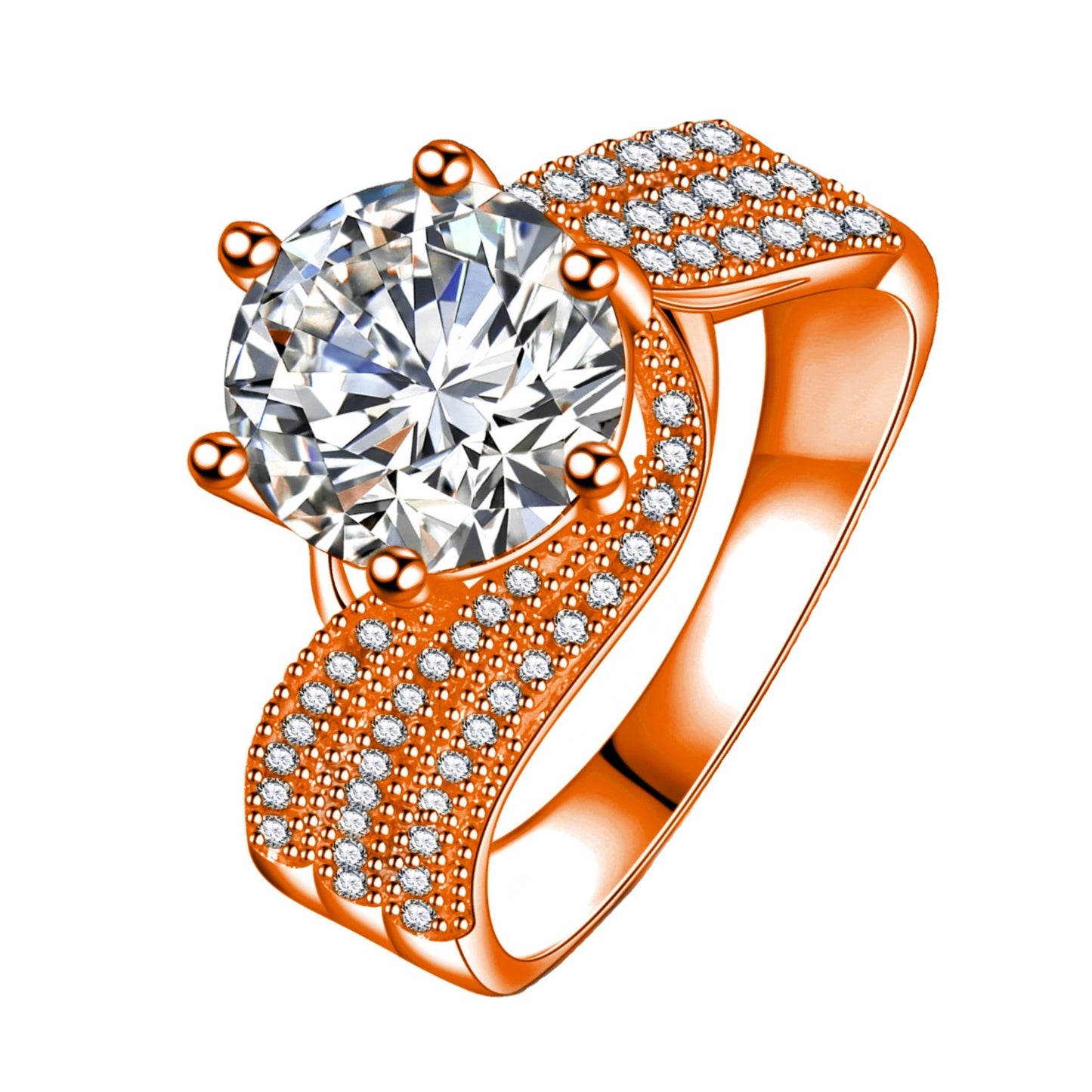 Live Streaming On Luxury Full Diamond Rings
