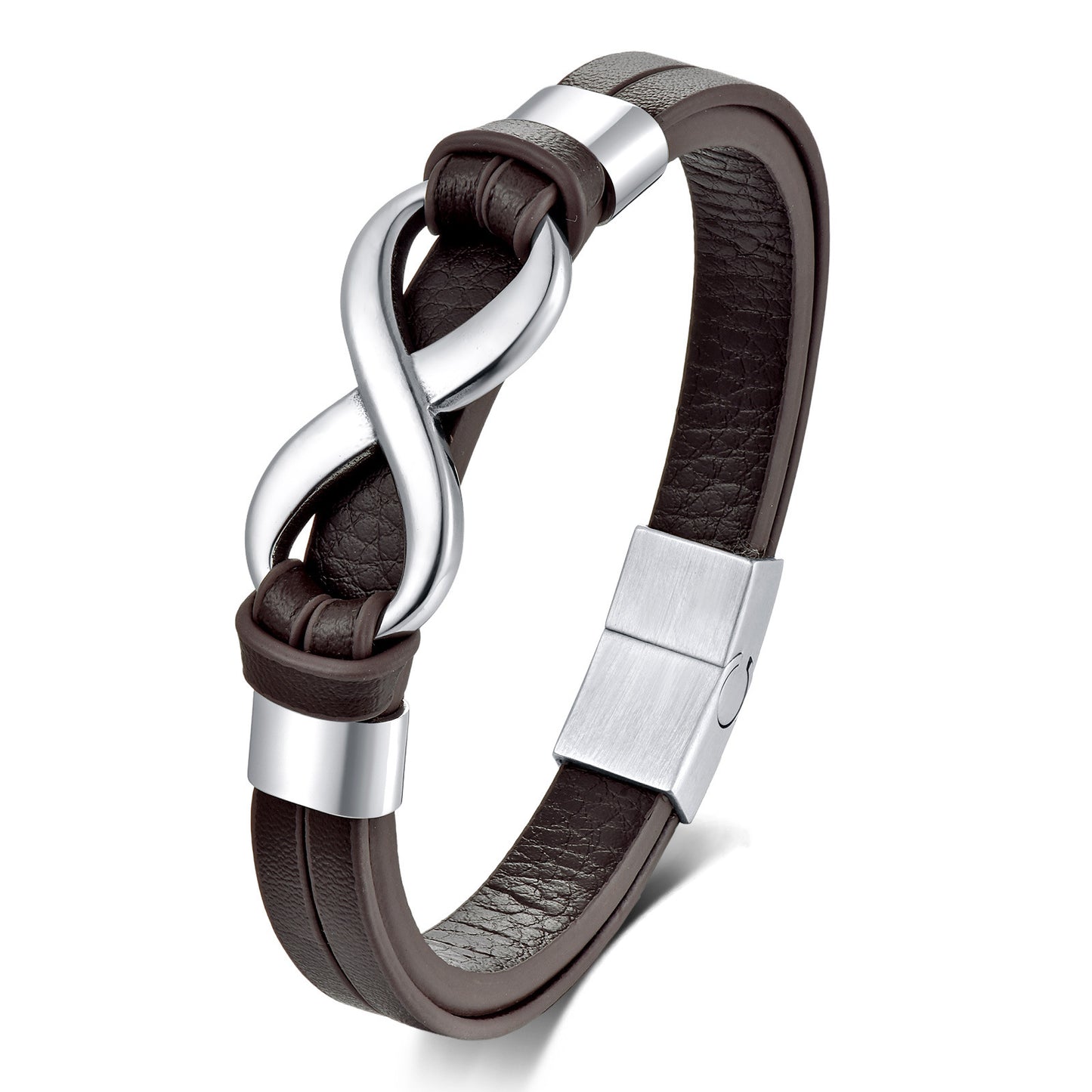 Leather Fashion Trend Words Infinite Symbol Bracelets