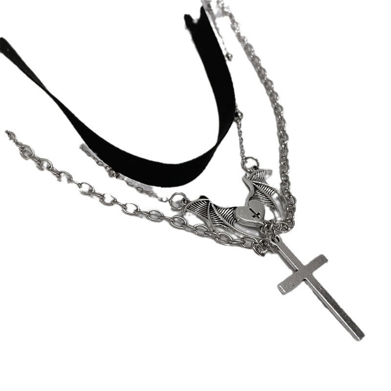 Love Hot Asian Culture Niche Gothic Dark Collar
