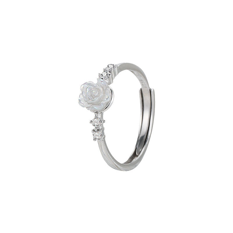 Women's Selection Romantic Rose Fashion Good-looking French Classic Rings