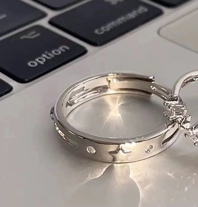Pair Simple Gift Male Index Finger Rings