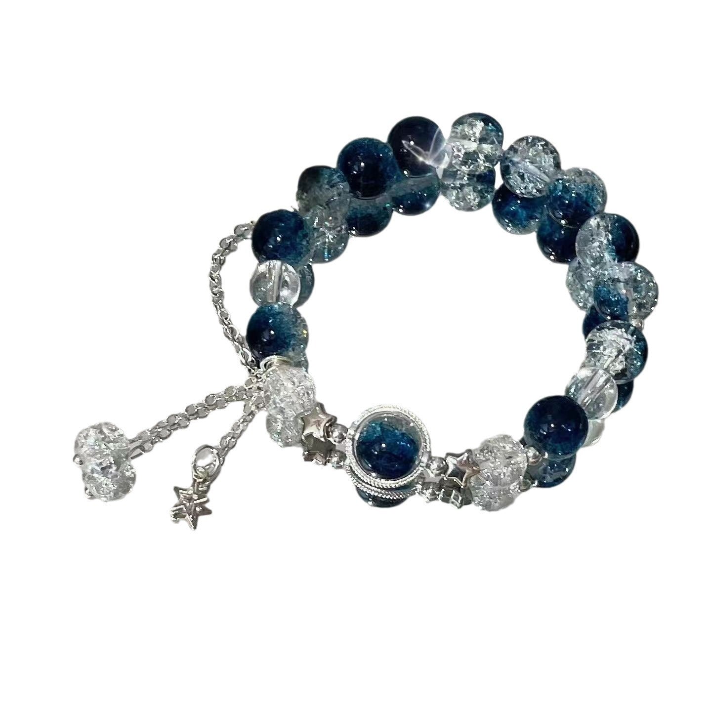 Galaxy Suspension Super Fairy Design White Bracelet