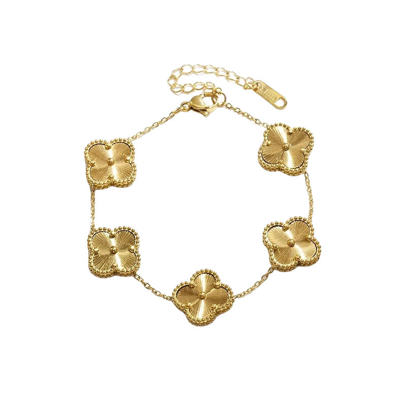 Women's Four-leaf Clover Minority Simple Fashion Exquisite High Bracelets