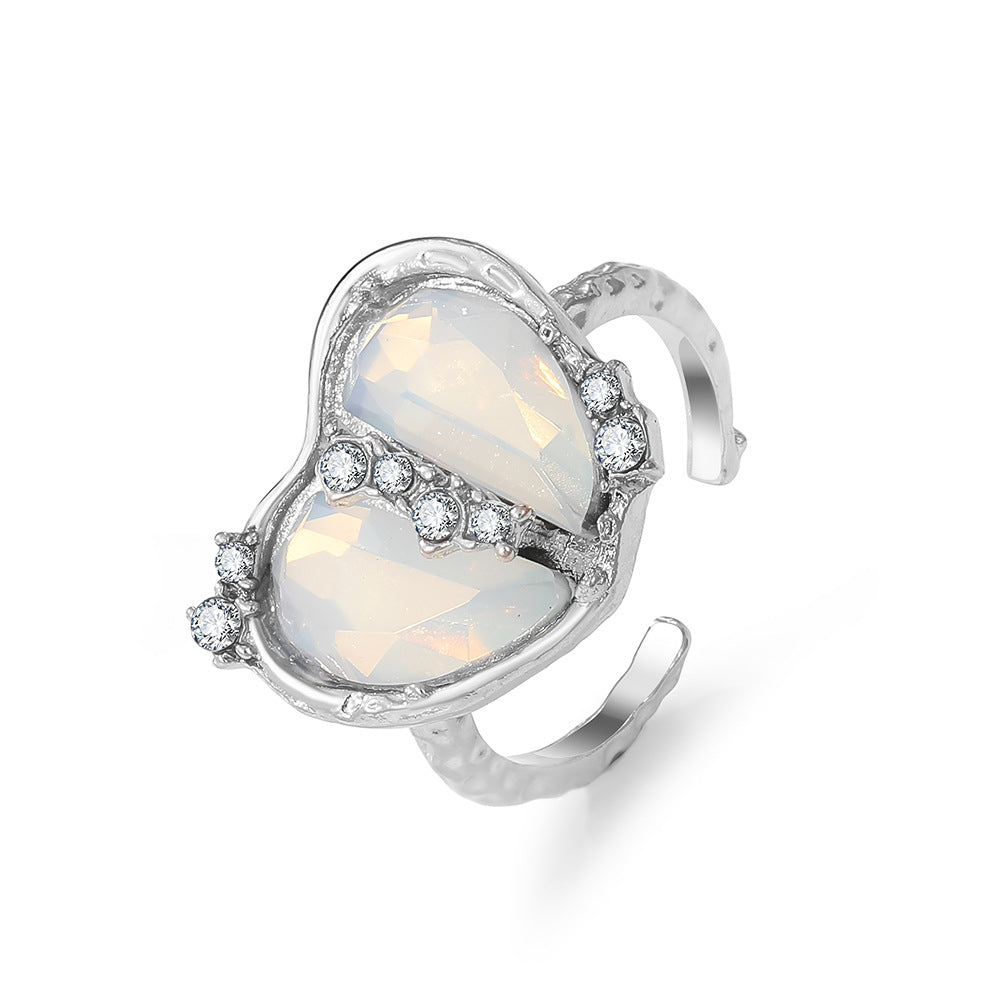 Advanced Niche Design Indifference Trend Cool Female Rings