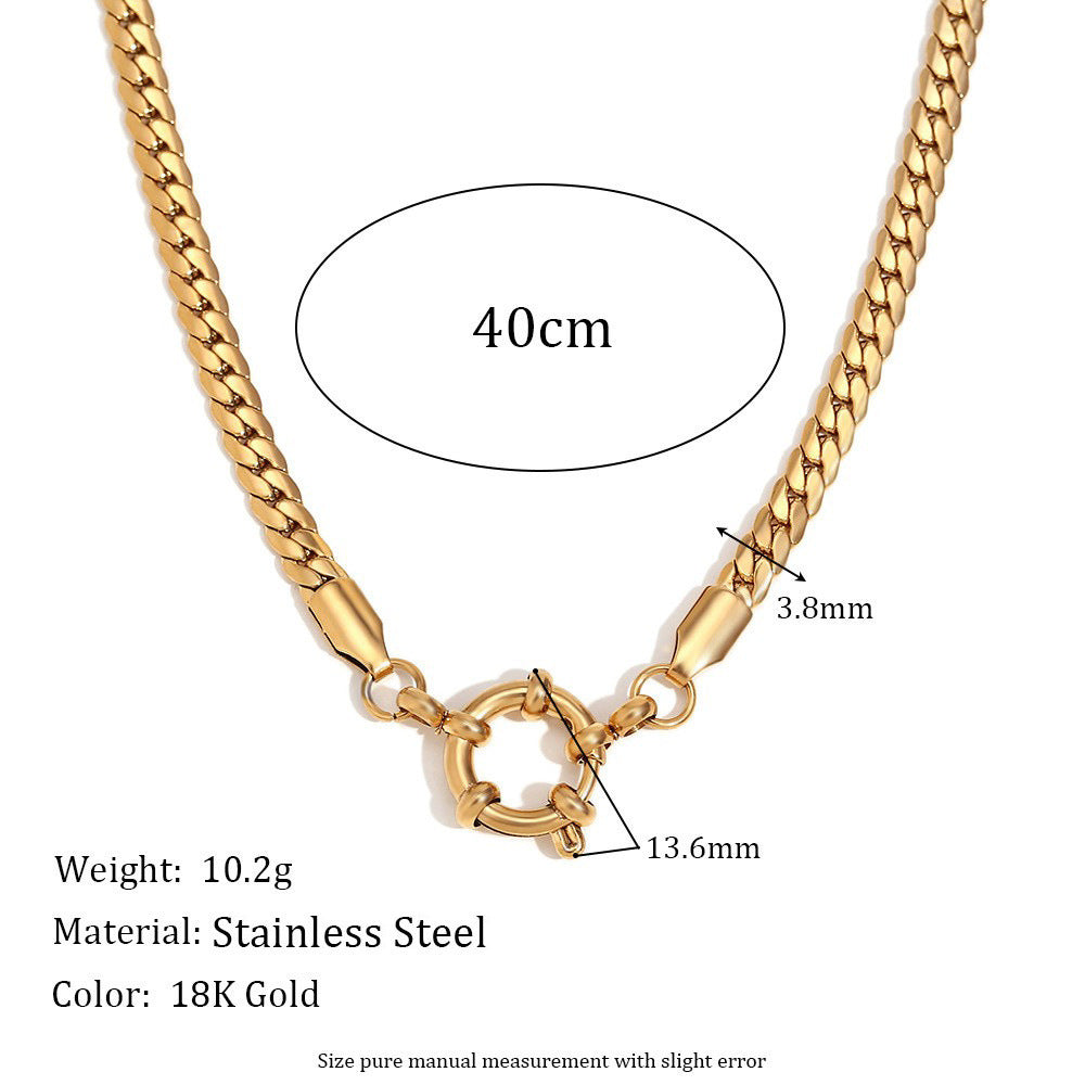 Stove Fashion Casual Vacuum Electroplating Stainless Pendants