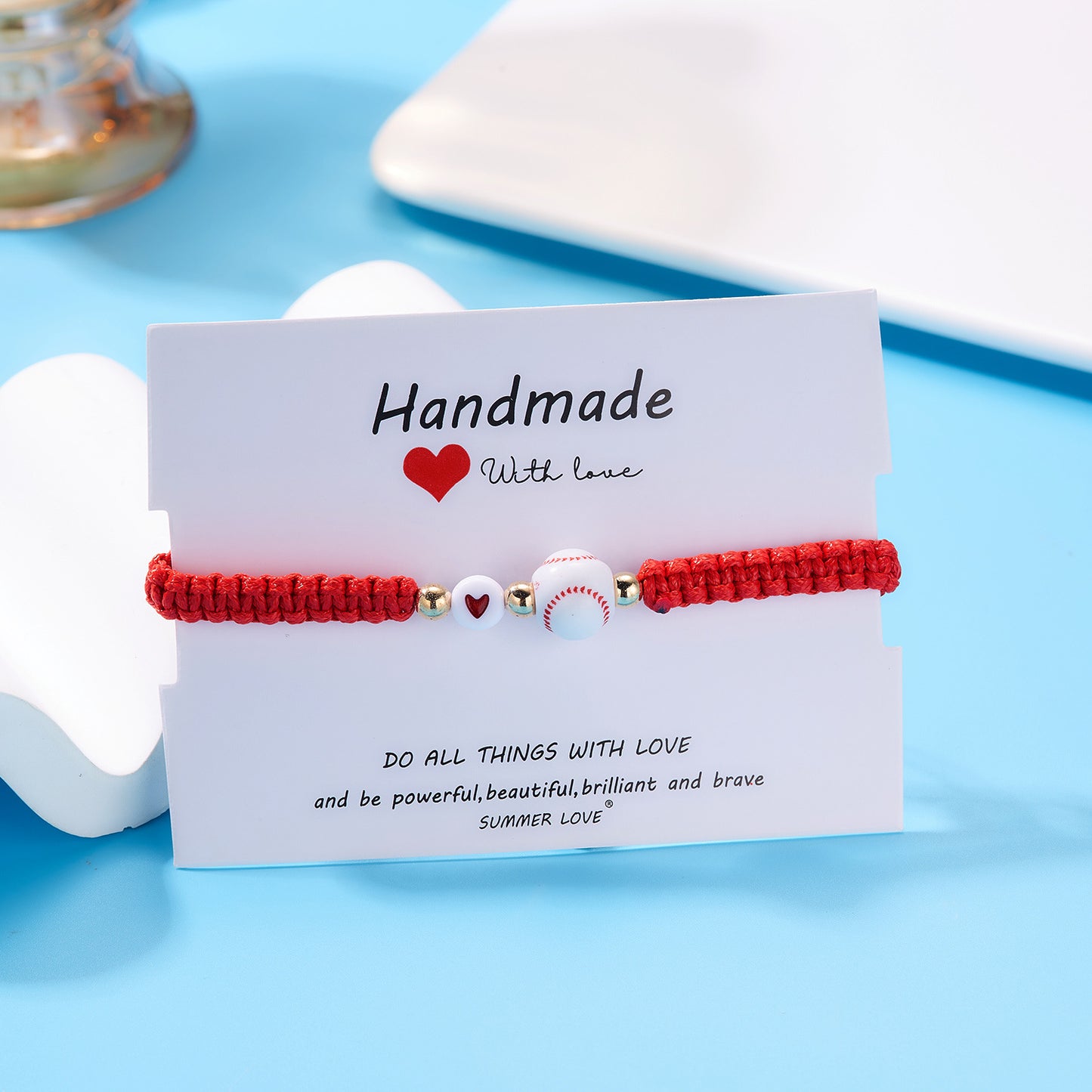 Ball Creative Versatile Volleyball Tennis Hand-woven Bracelets
