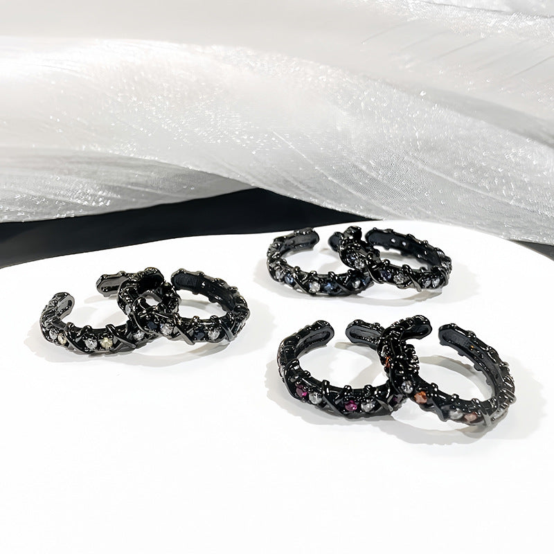 Diamond Zircon Special Interest Light Luxury Versatile Rings